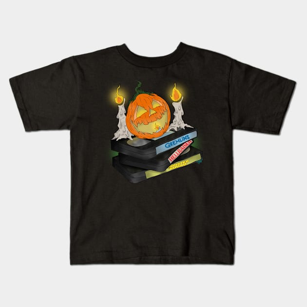 VHS horror fun Kids T-Shirt by schockgraphics